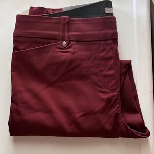Maurices Deep Red Skinny Pants